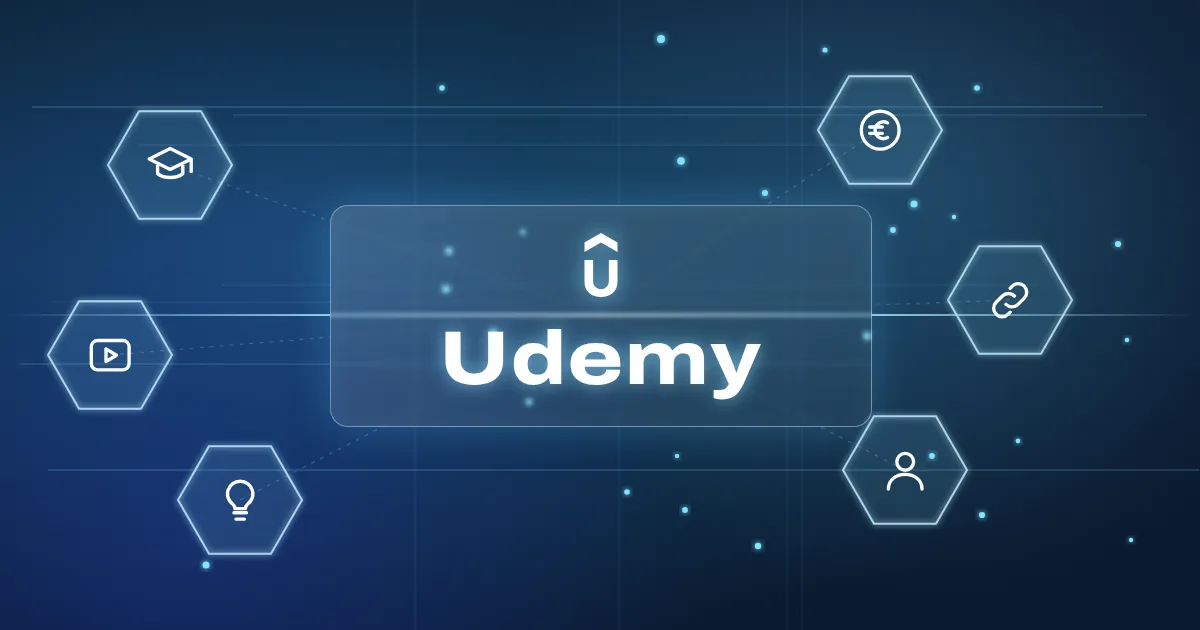 Ilustración del artículo: Programa de afiliados de Udemy: qué se sabe, qué no y si compensa frente a Hotmart